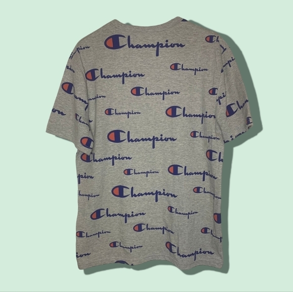 Champion Continual Logo Pattern Vintage Size: M - Picture 4 of 4